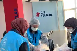 Batman kız yurdu öğrencilerinden ihtiyaç sahibi ailelere yemek desteği