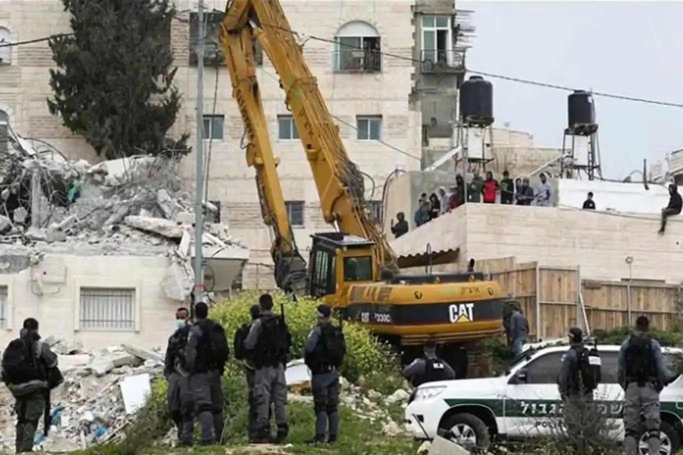 اشغالگران همچنان به تخریب خانه‌های فلسطینیان ادامه می‌دهند