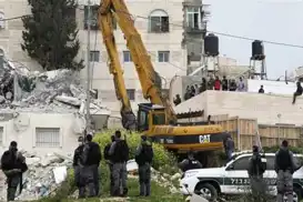 اشغالگران همچنان به تخریب خانه‌های فلسطینیان ادامه می‌دهند