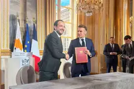 Fransa ile GKRY arasında stratejik ortaklık anlaşması imzalandı!