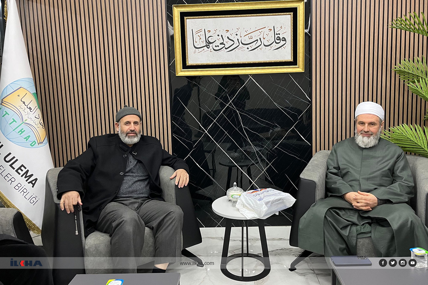 سەرۆکی یەکێتی زانایانی فەلەستین سەردانی نوێنەرایەتی إتحاد العلماء لە ئیستانبوول دەکات