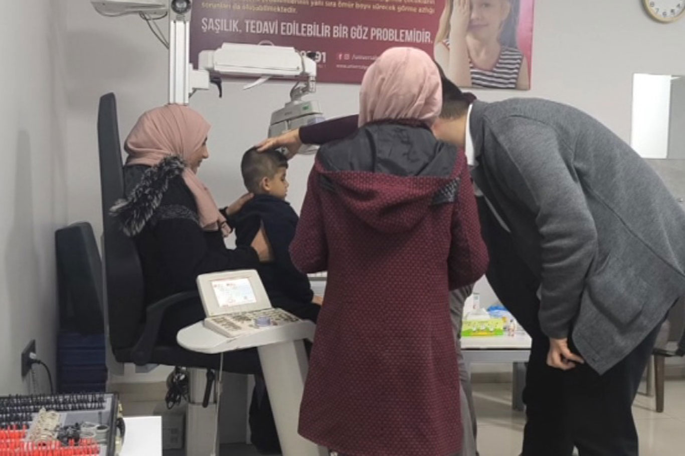 Elazığ Umut Kervanı bir çocuğun göz ameliyatını üstlendi