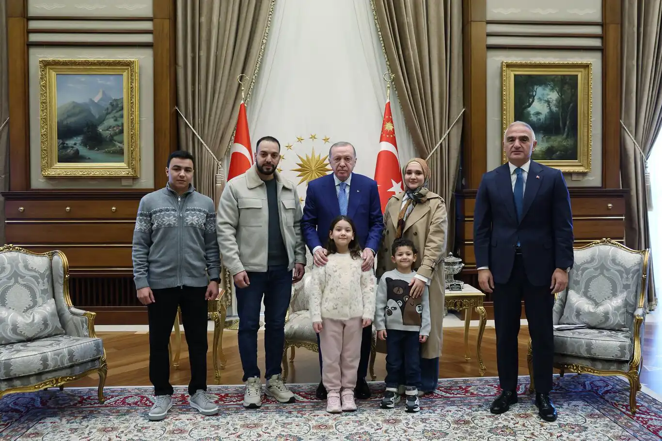 Erdogan meets family of slain Palestinian child Hind Rajab in Ankara