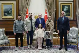 Cumhurbaşkanı Erdoğan, Filistinli şehit Hind Rajab’ın ailesiyle buluştu
