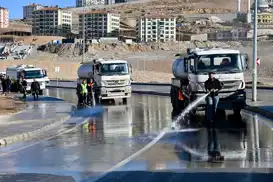Yeşilyurt Belediyesinden İkizce TOKİ’ye kapsamlı temizlik çalışması