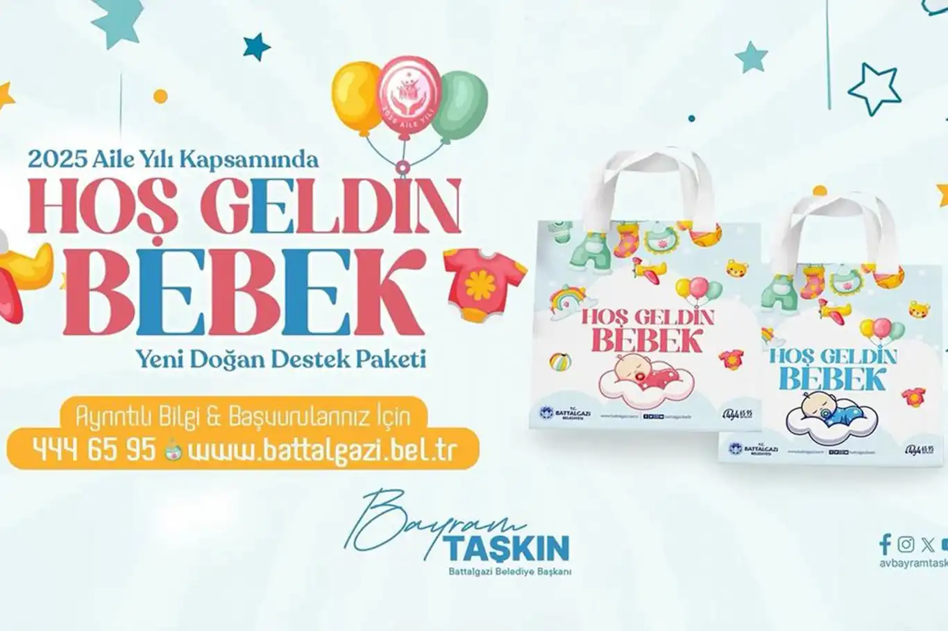 Battalgazi Belediyesinden ailelere destek