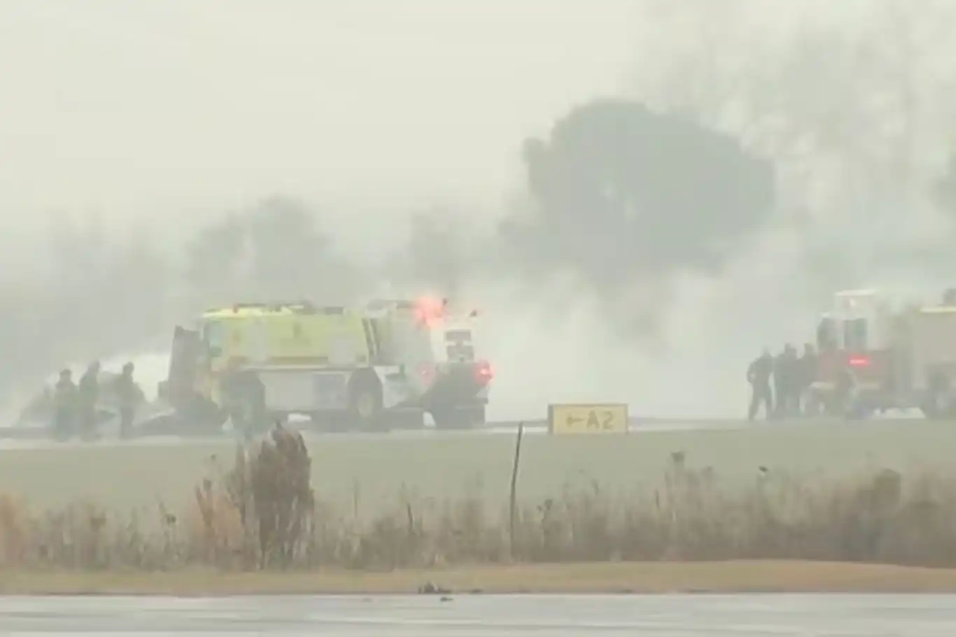 ABD’de özel bir jet piste çakıldı