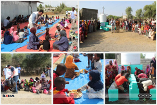 IHO EBRAR, li Etîyopyayê bîra avê vekir, nan û xwarina germ belav kir