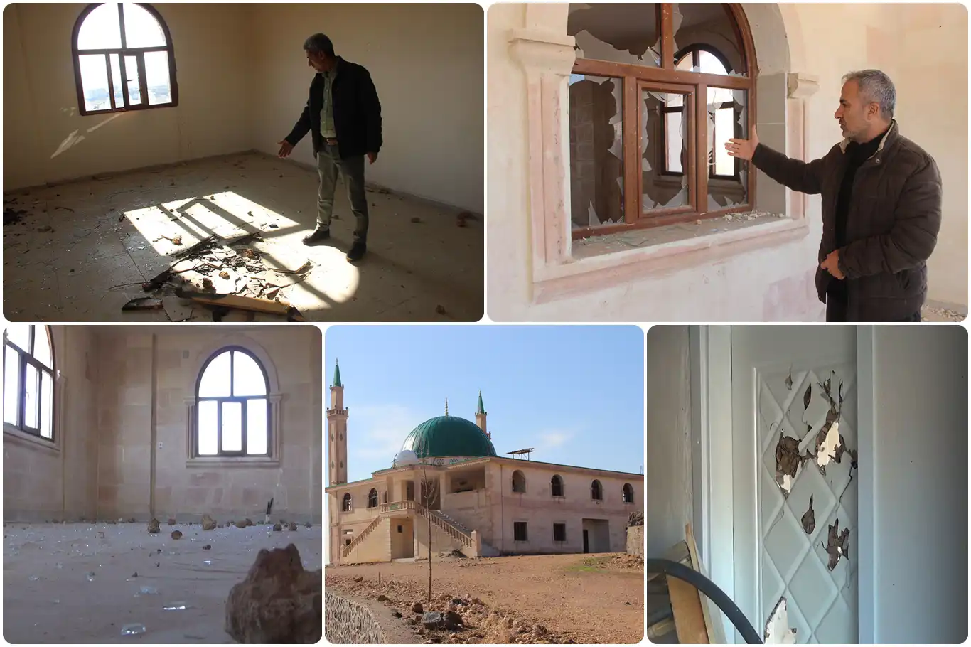 Cizre’de yeni inşa edilen cami sahipsiz kaldı, madde kullanım alanına dönüştü