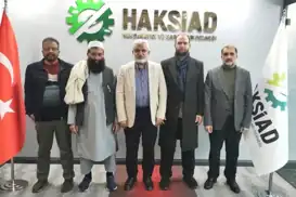 وفد من أفغانستان وباكستان يزور جمعية هاكسياد التركية