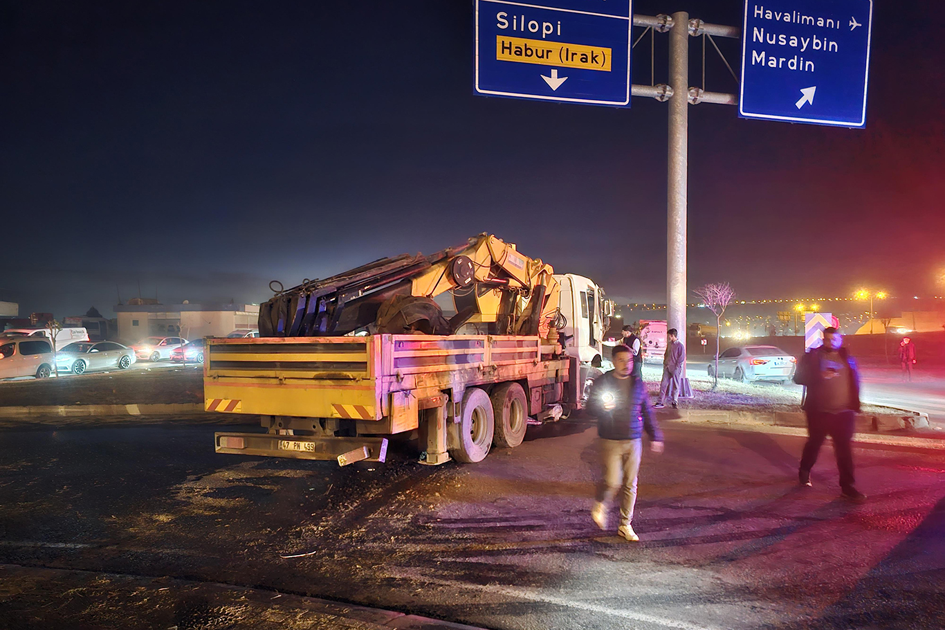 Freni patlayan vinç 6 aracı biçti: 7 yaralı