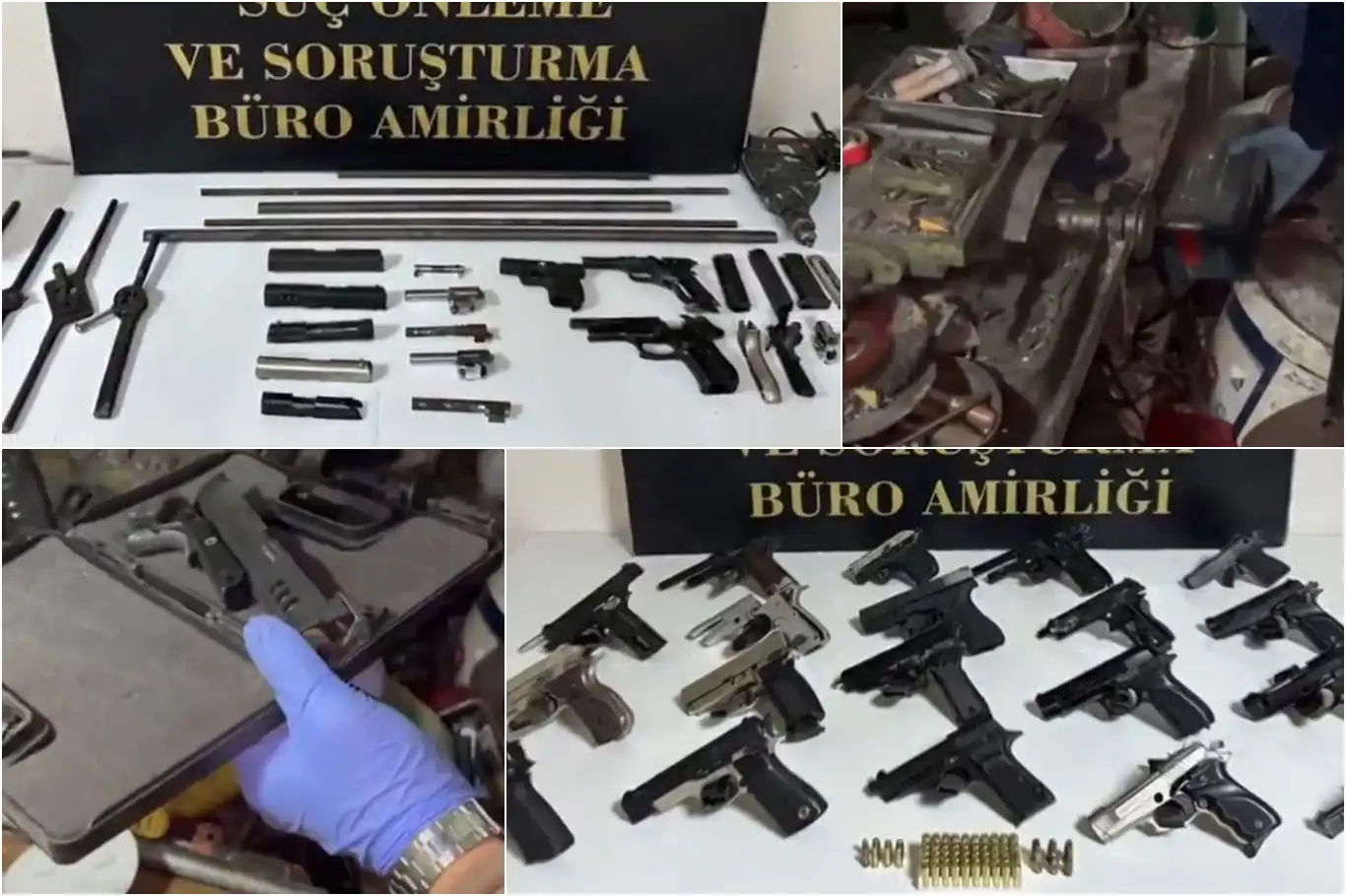 Bursa'da kaçak silah atölyesi operasyonunda bir kişi gözaltına alındı