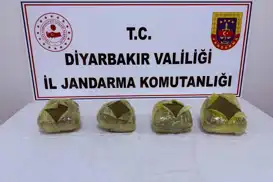 Diyarbakır'da 38 kilogram esrar ele geçirildi