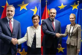 Bakan Fidan, Brüksel'de temaslarda bulundu