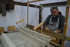 Coğrafi işaretli tiftiği ilmek ilmek dokuyarak sanatta dönüştürüyorlar