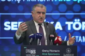 Gençlik ve Spor Bakanı Bak, ÜNİDES programında konuştu