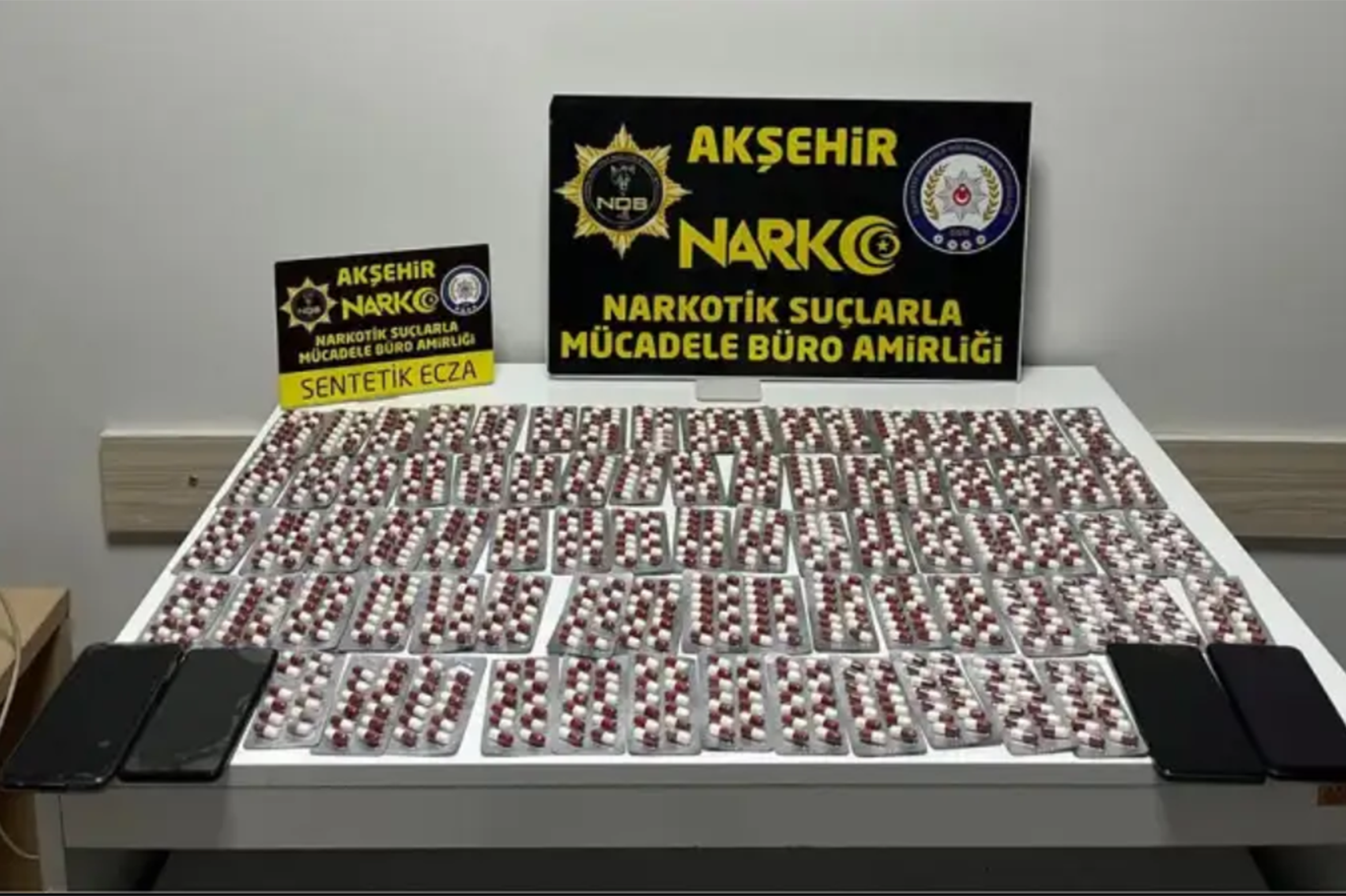 Konya'da eş zamanlı uyuşturucu operasyonu