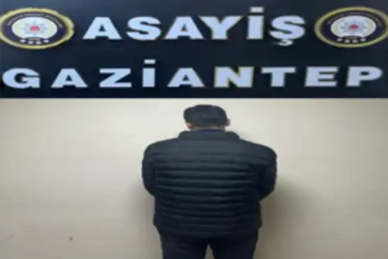 Gaziantep'te hırsızlık suçundan aranan şahıs yakalandı
