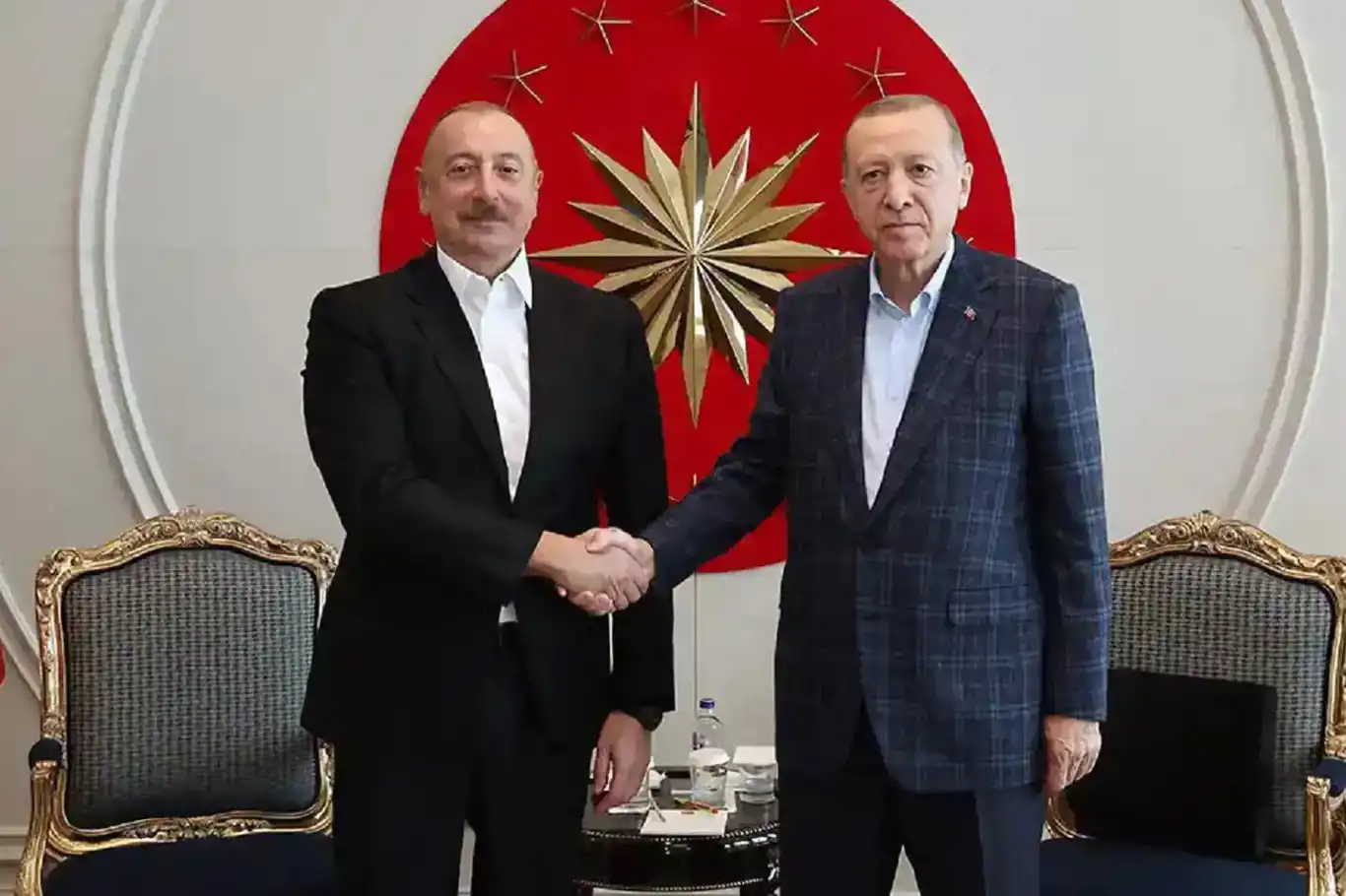 Cumhurbaşkanı Erdoğan, Aliyev ile görüştü
