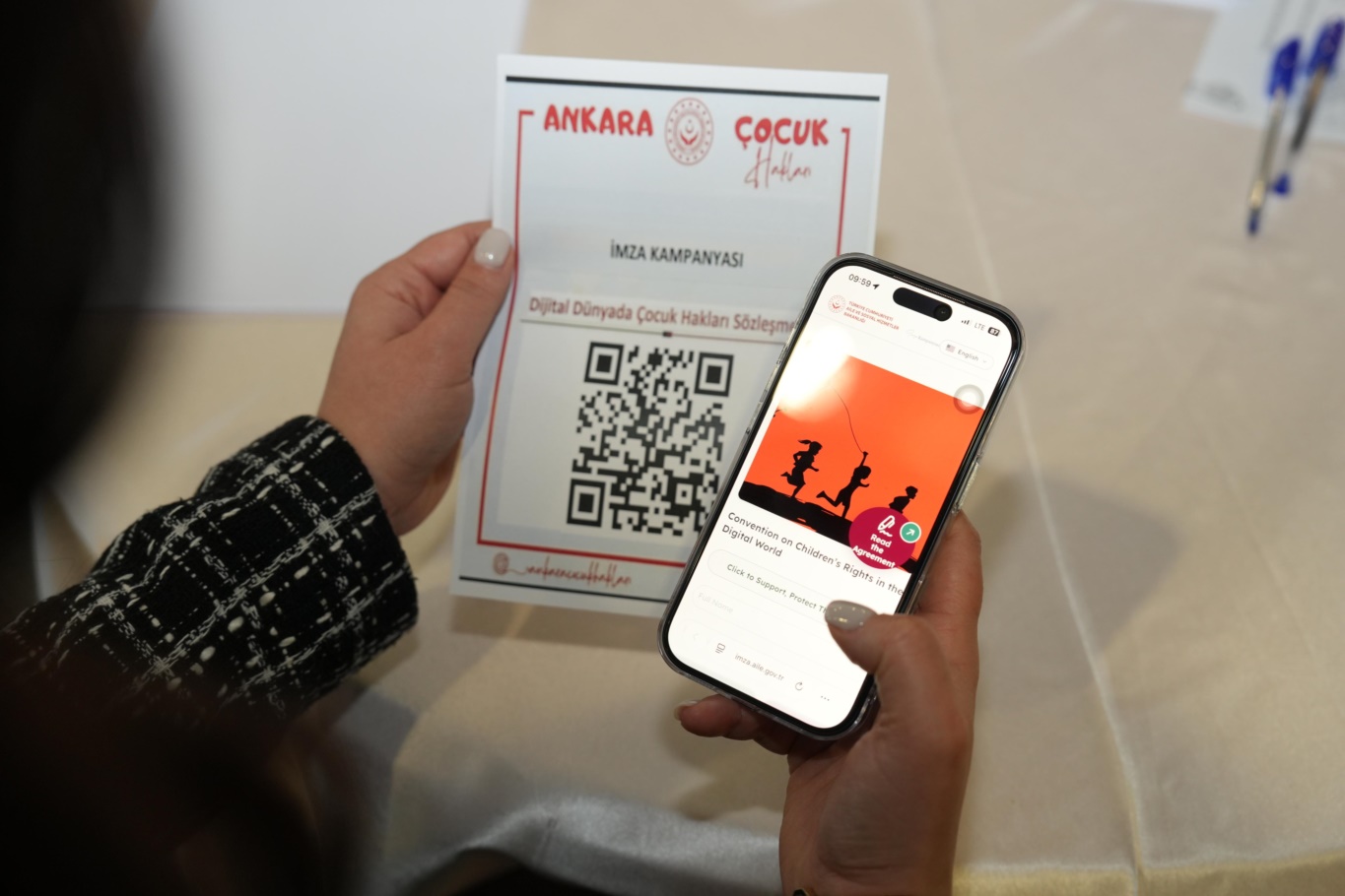 "Dijital Dünyada Çocuk Hakları Sözleşmesi"ne yönelik 81 ilde farkındalık çalışmaları yürütülüyor