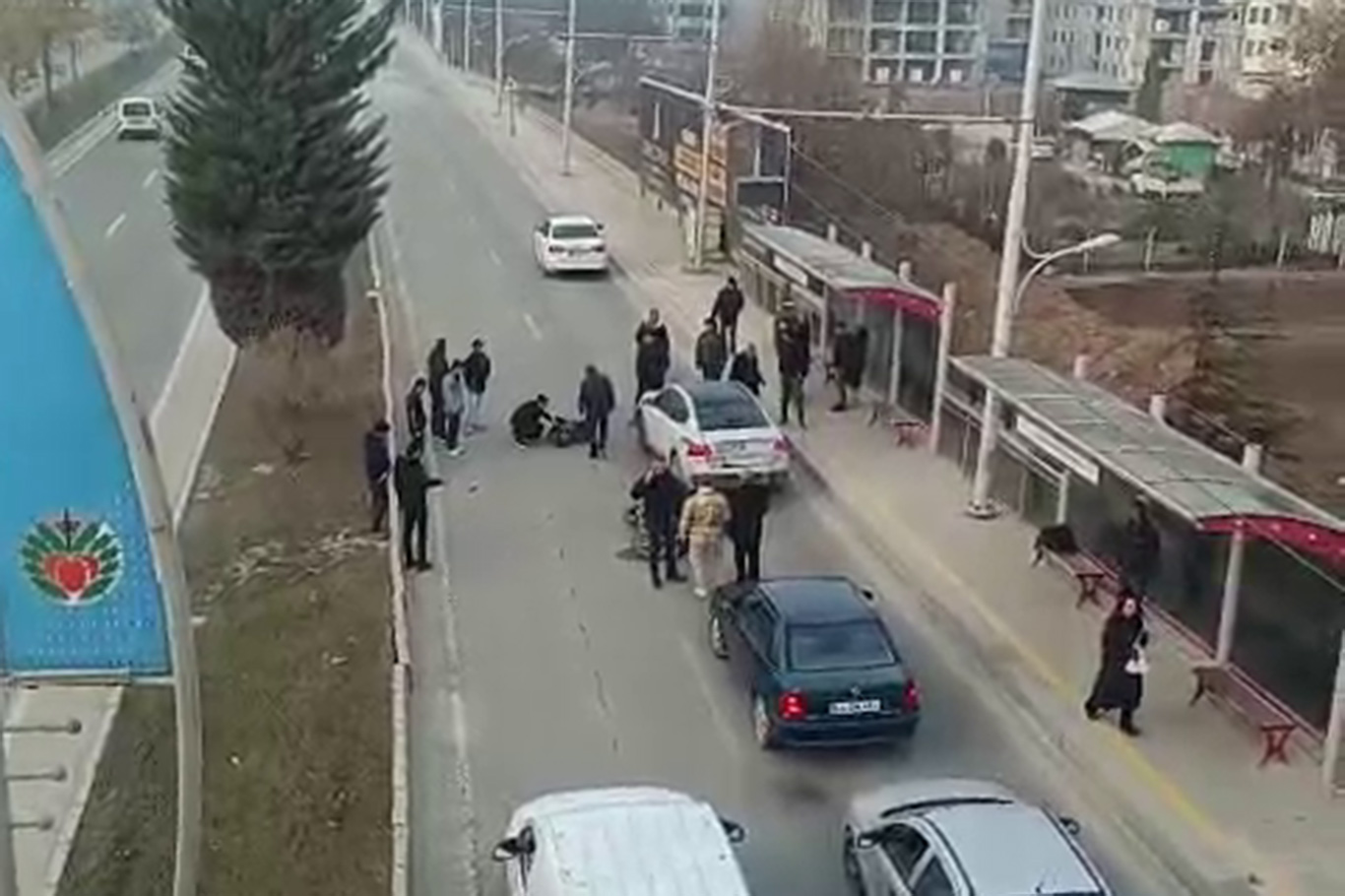 Malatya'da otomobil ile motosiklet çarpıştı: 1 yaralı