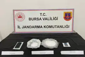 Bursa’da durdurulan araçta uyuşturucu ele geçirildi 