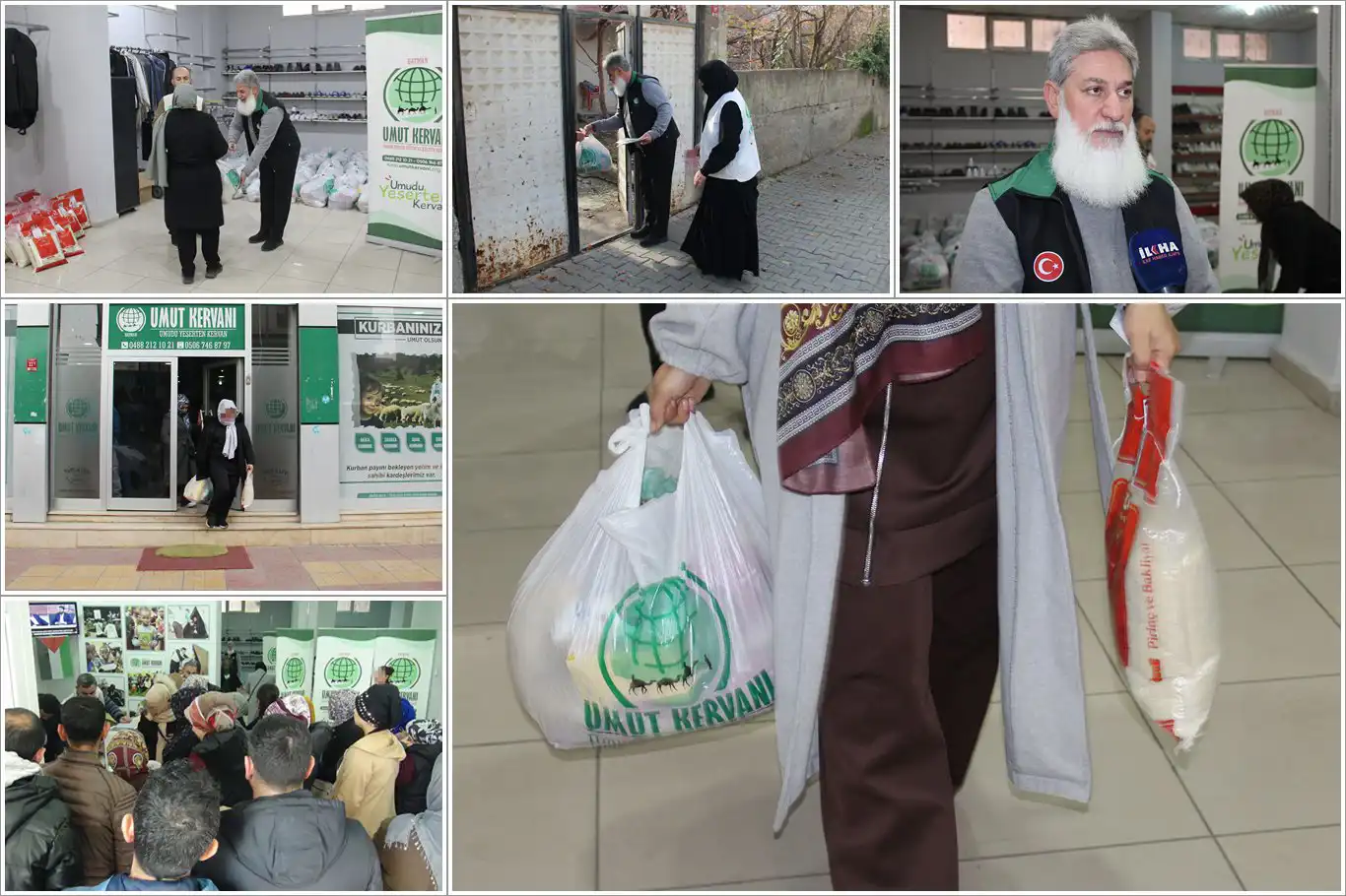 Umut Kervanı'ndan Batman'da yüzlerce muhtaç aileye gıda yardımı