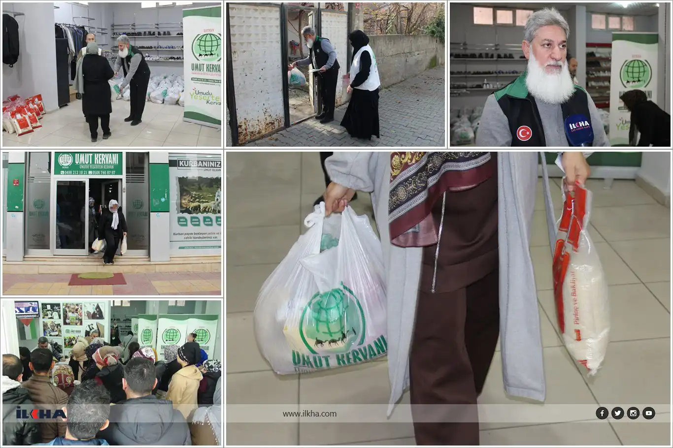 قافلة الأمل توزّع مساعدات غذائية على مئات العائلات المحتاجة في بطمان