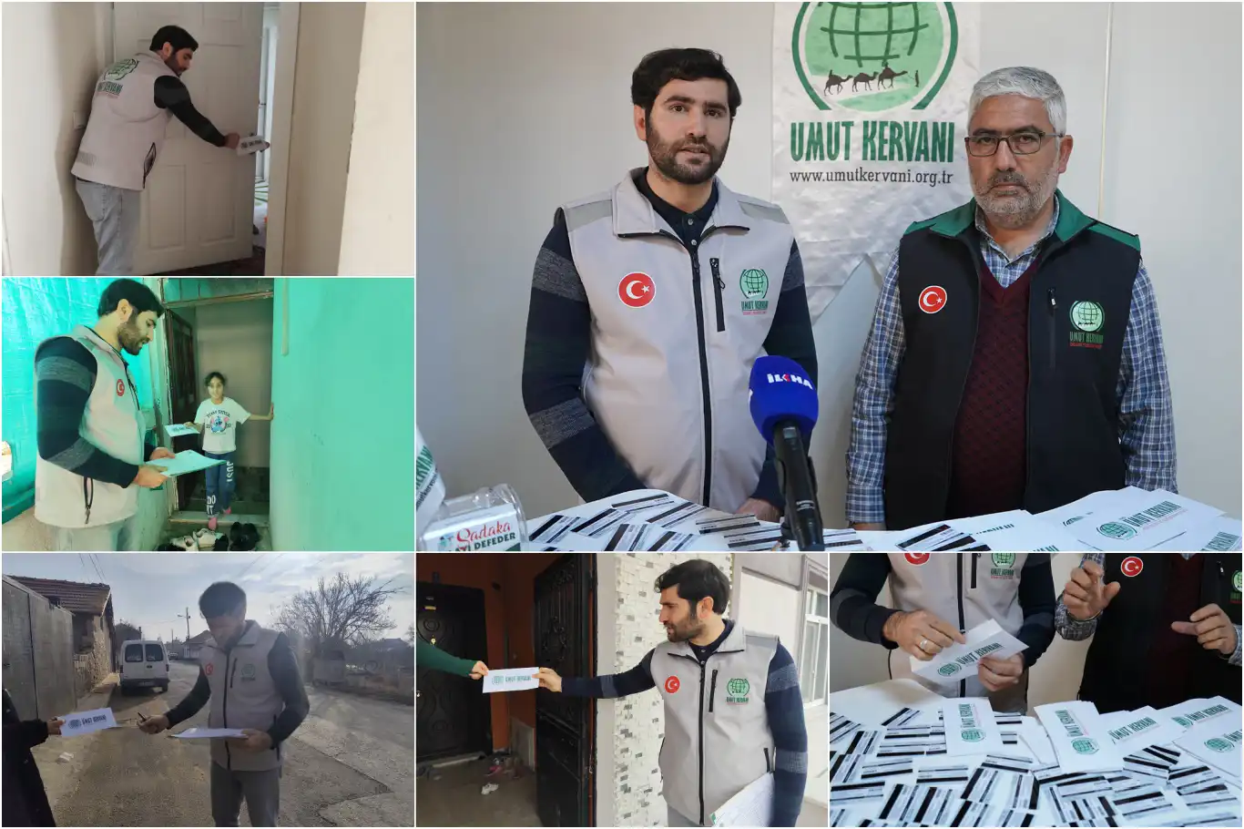 Konya Umut Kervanı’ndan Regaib Kandili’nde onlarca aileye alışveriş kartı desteği