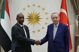 Cumhurbaşkanı Erdoğan, Sudan Egemenlik Konseyi Başkanı el Burhan ile görüştü