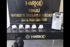 Denizli’de solunum cihazına gizlenmiş 5 kilogram metamfetamin ele geçirildi