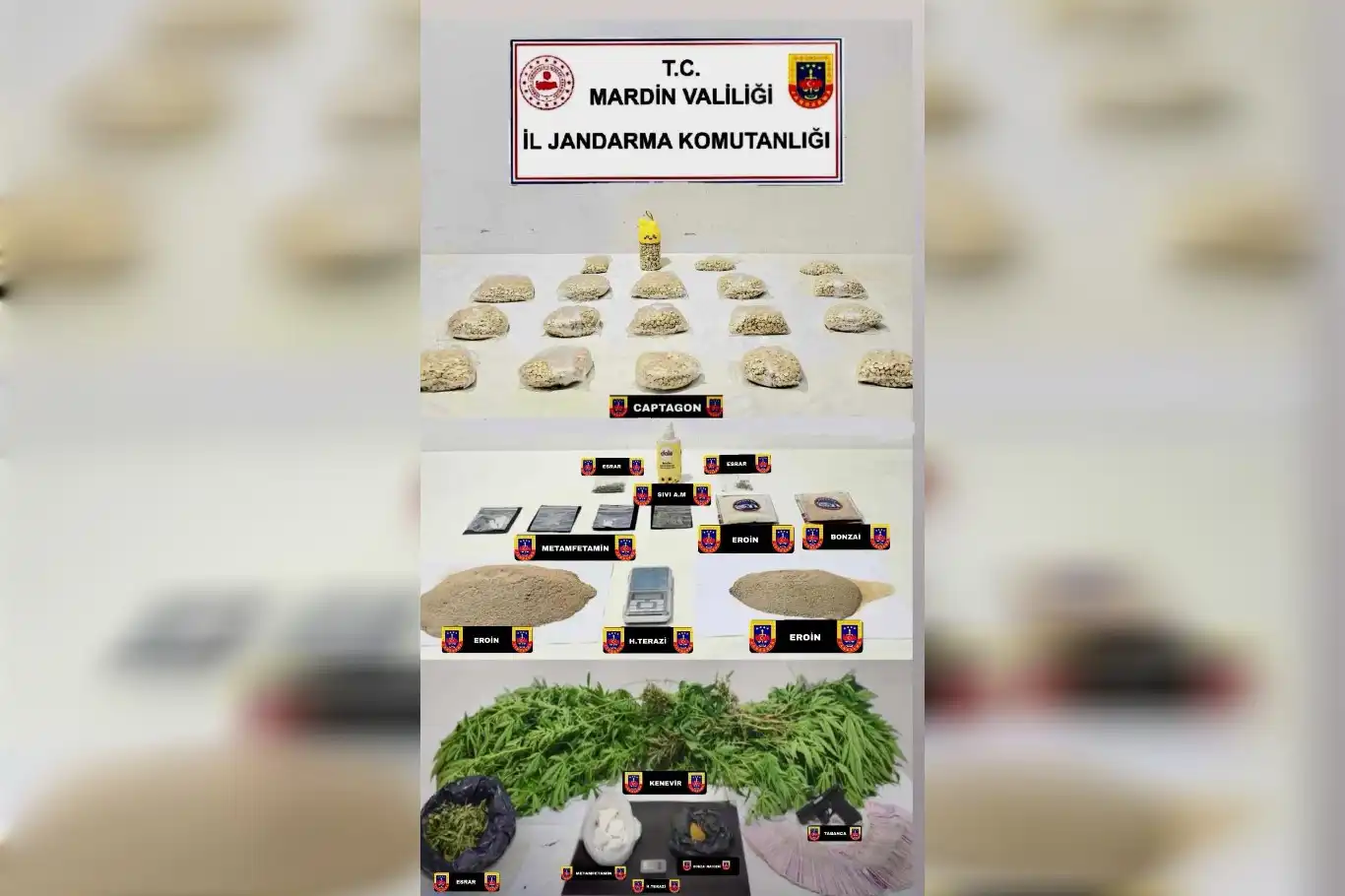 Mardin’de uyuşturucu operasyonu: 5 tutuklama