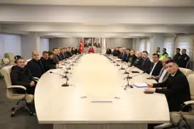 Bartın’da yoğun kar yağışı öncesi hazırlık toplantısı yapıldı