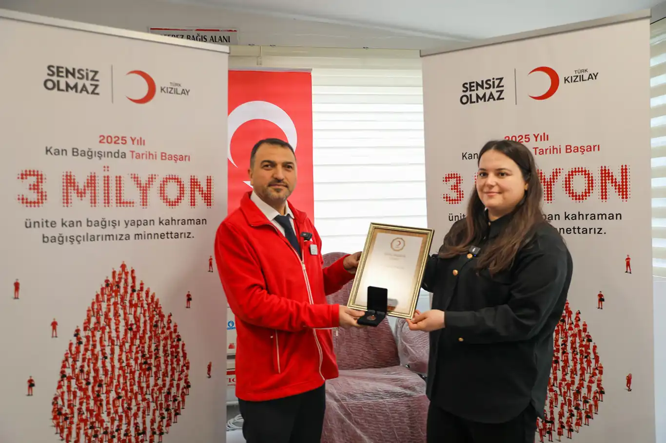 Kızılay 3 milyon kan bağışı hedefine ulaştı