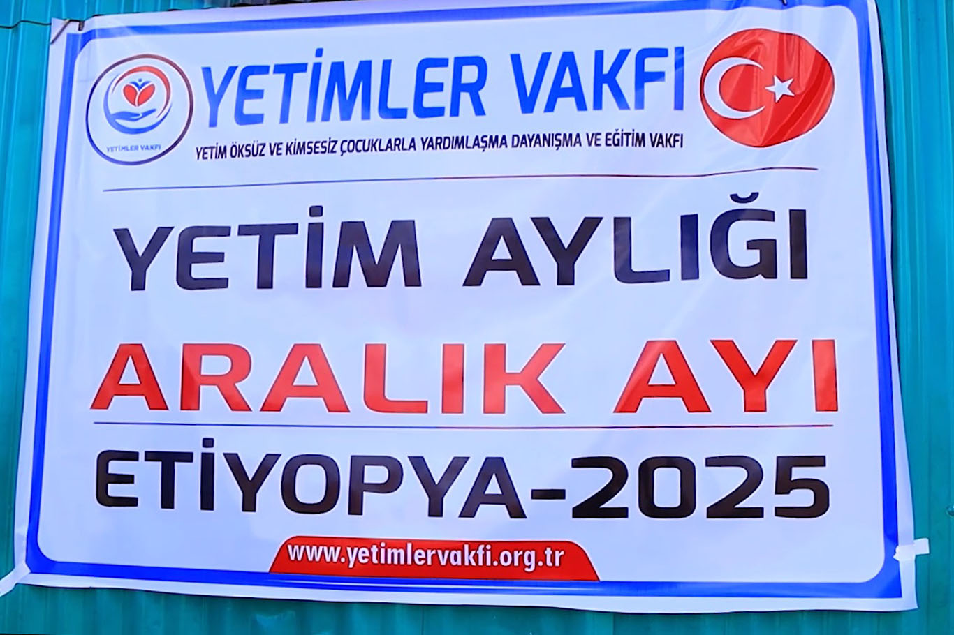 Yetimler Vakfı’ndan Etiyopya'daki yetimlere aralık ayı desteği