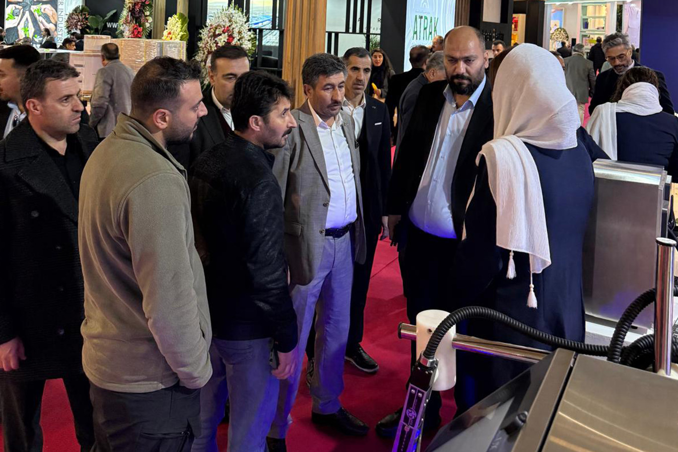 HAKSİAD Van heyeti Tahran’da fuara katıldı