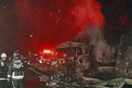 Japonya'da zincirleme kaza: 2 ölü, 26 yaralı