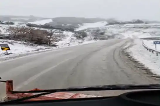 Bursa’nın yüksek kesimlerinde kar yağışı etkili oluyor