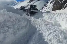 Şırnak'ta kar yağışı nedeniyle 12 köy yolu ulaşıma kapandı