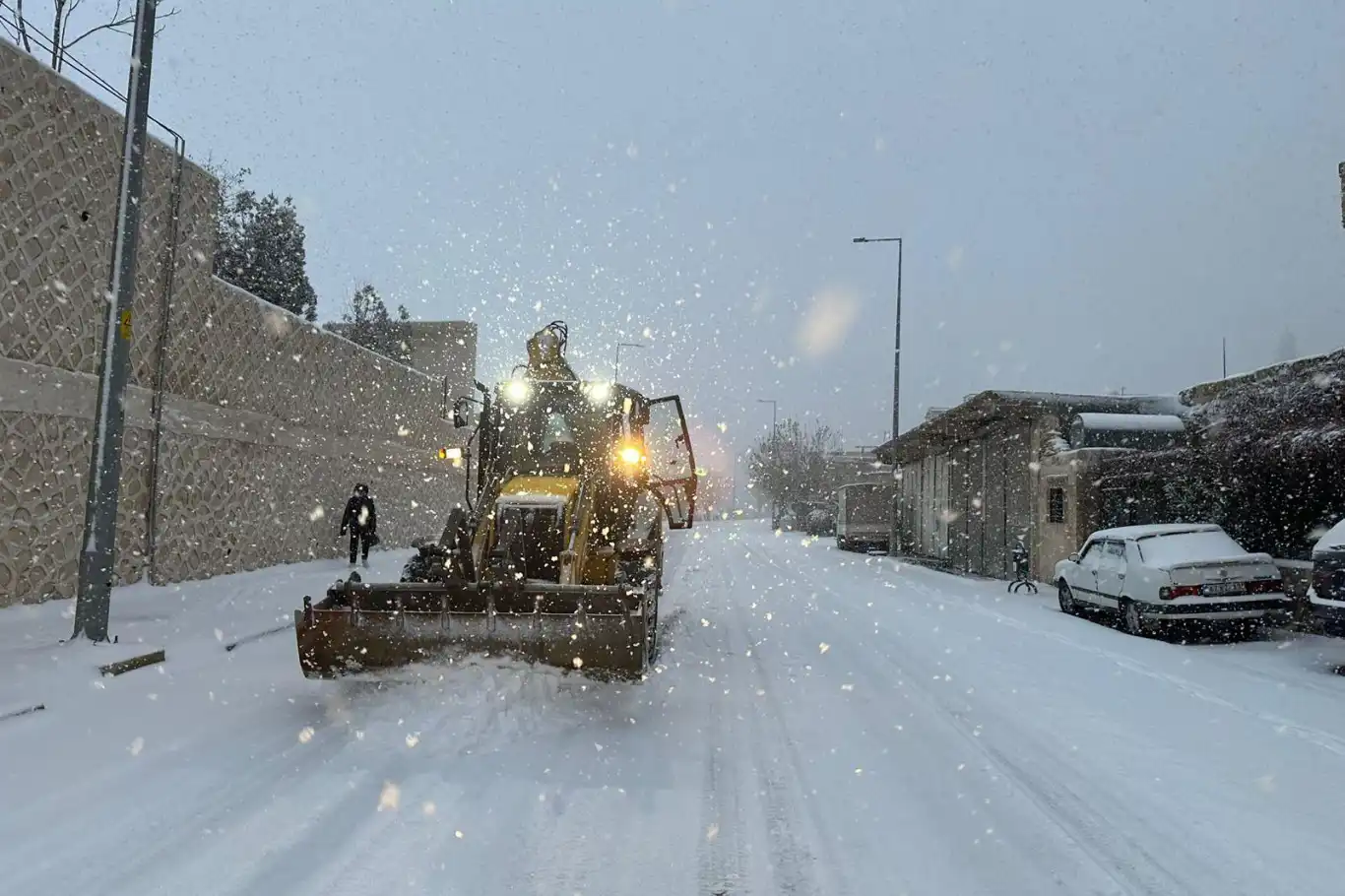 Mardin’de yılın ilk karı yağdı