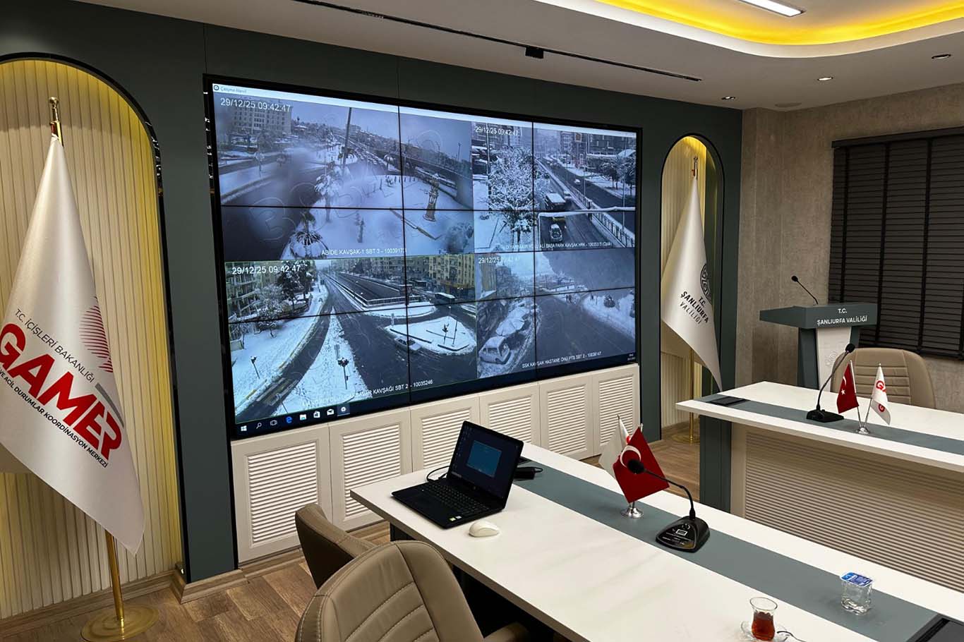 Şanlıurfa’da kar yağışı sonrası süreç Valilik koordinasyonunda yürütülüyor