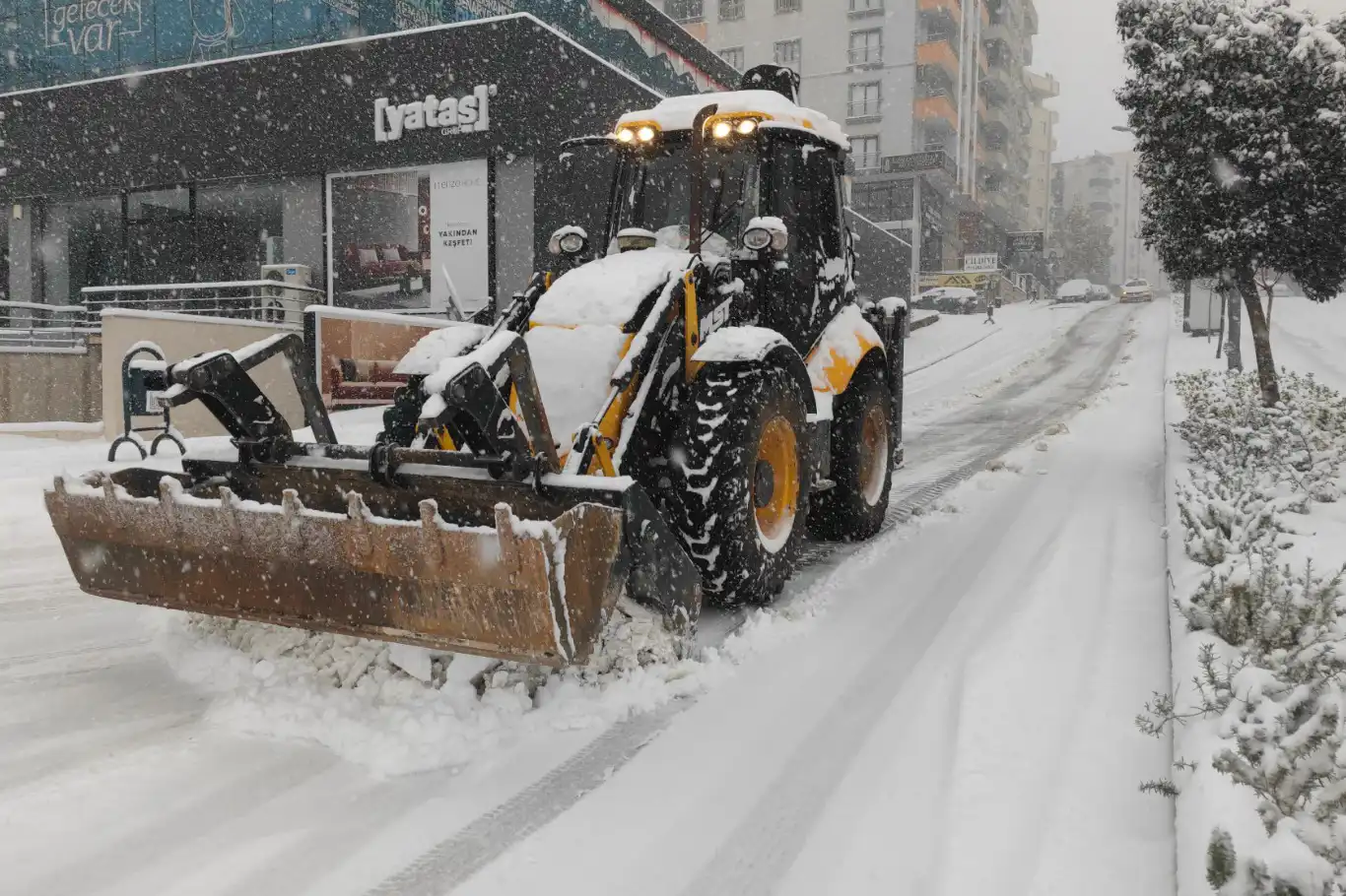 Mardin ve ilçelerinde kar yağışı 