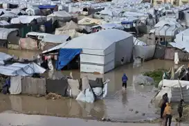 Soğuk ve yağmur Gazze'de felaketi büyütüyor