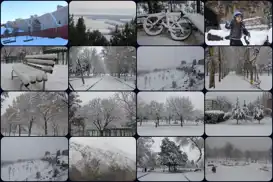 Diyarbakır’da kar sonrası kartpostallık manzaralar