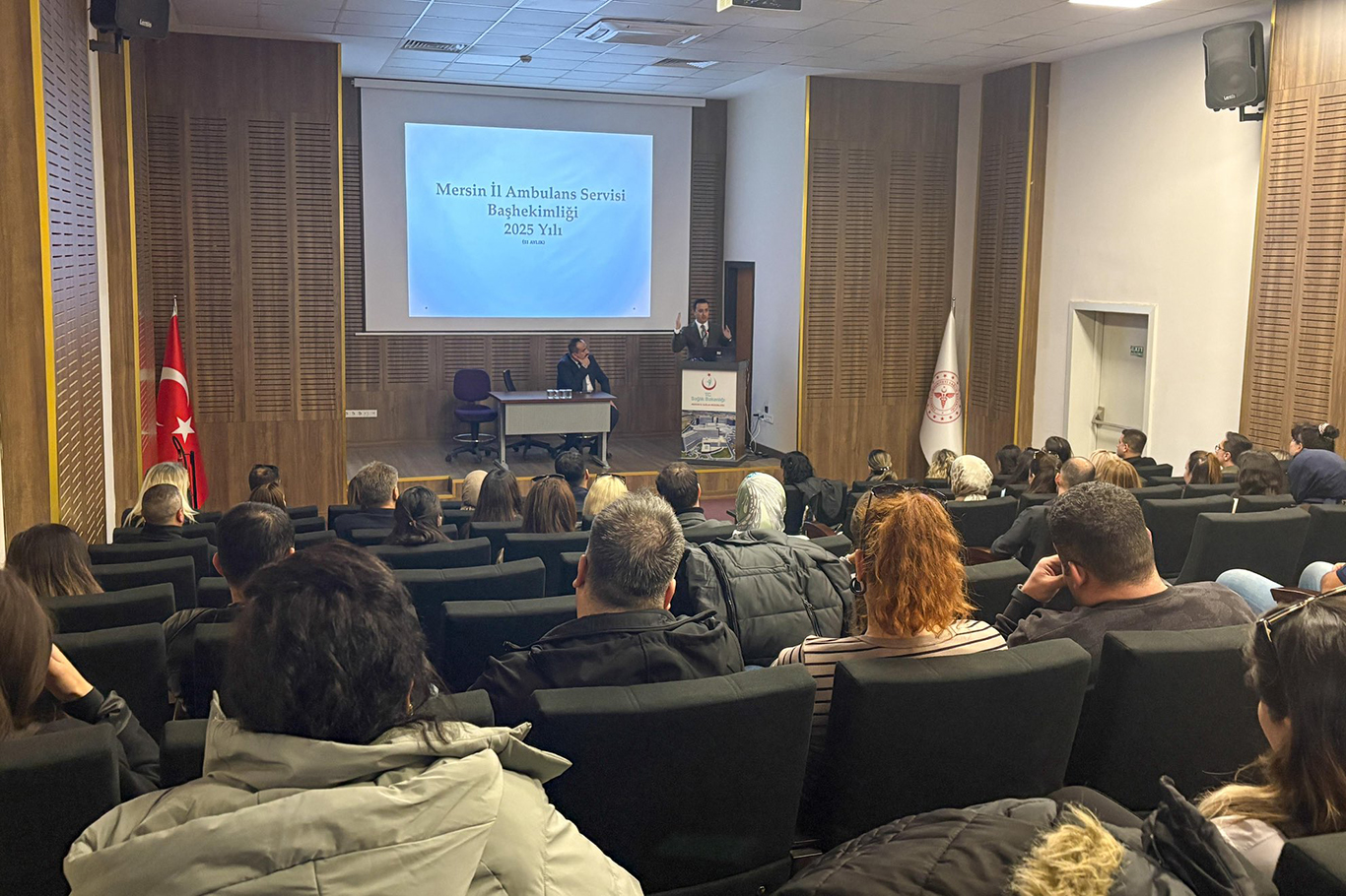 Mersin'de 2025 Yılı Acil Sağlık Hizmetleri İstasyon Sorumluları Değerlendirme Toplantısı gerçekleştirildi