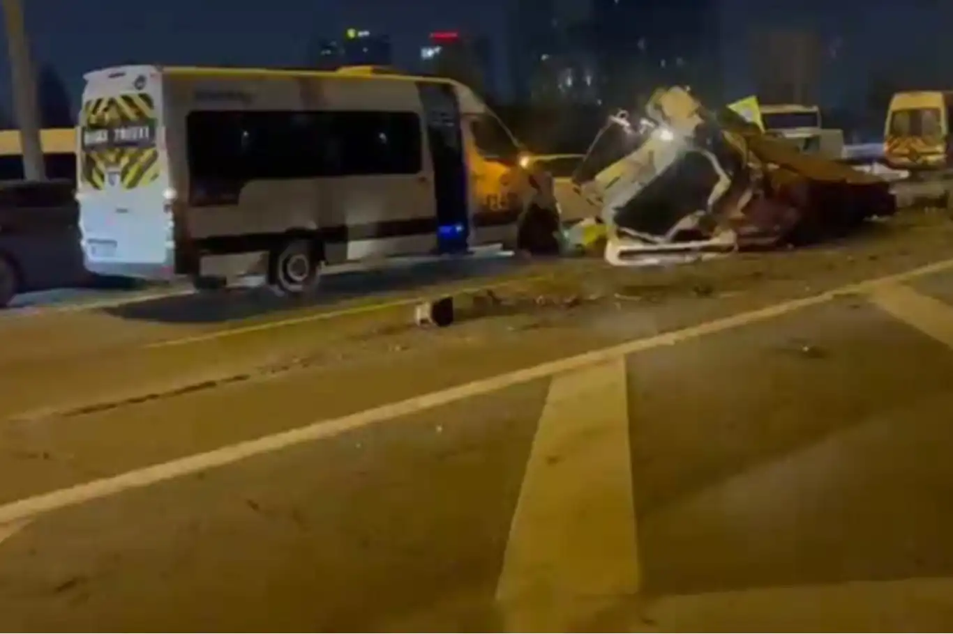 TEM Otoyolu’nda zincirleme kaza