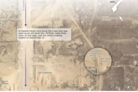 تقرير صحفي:  جرافات صهيونية دفنت جثامين شهداء فلسطينيين في غزة