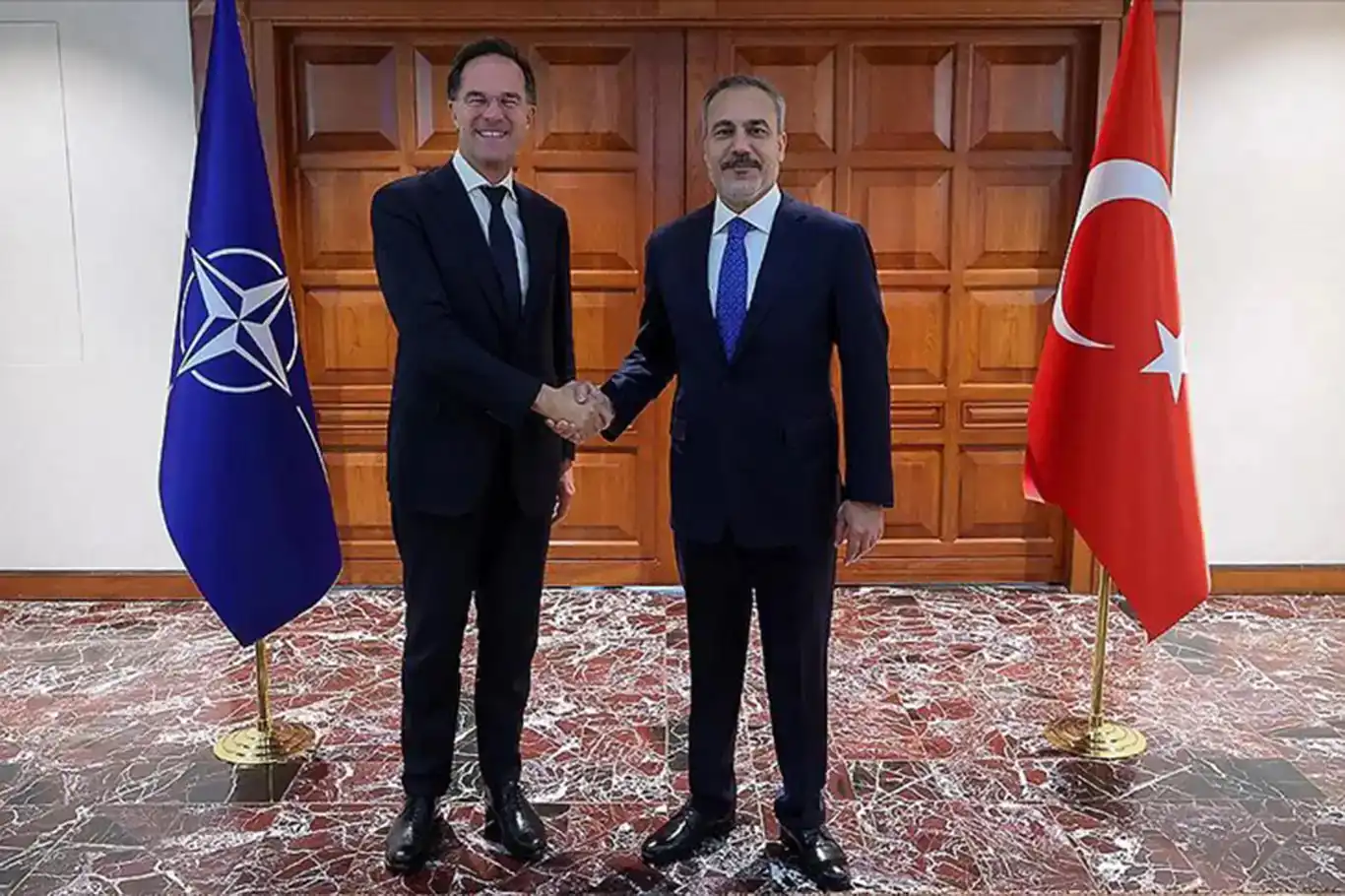 Bakan Fidan, NATO Genel Sekreteri Rutte ile görüştü