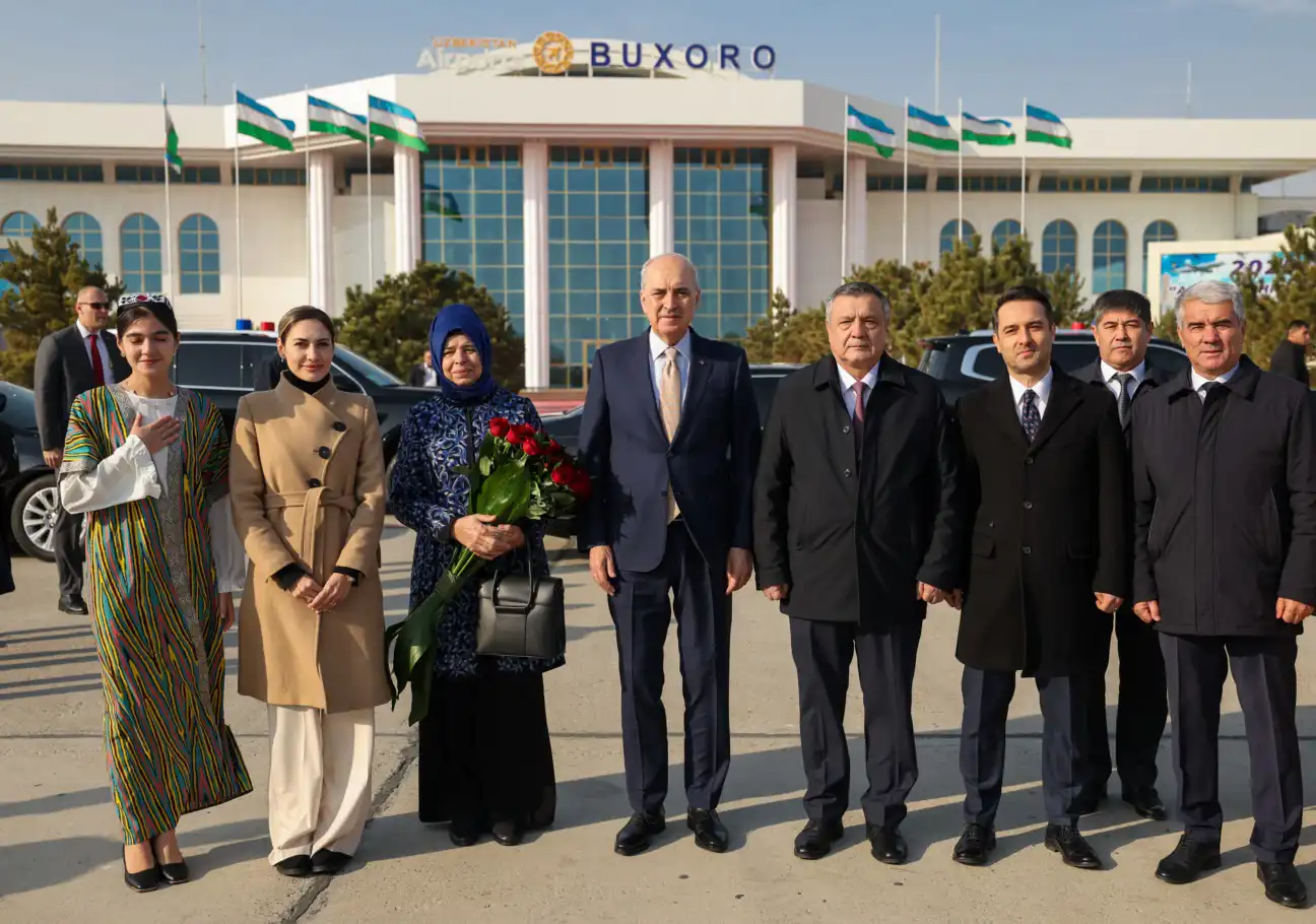 TBMM Başkanı Kurtulmuş, resmi temaslar için Özbekistan’da