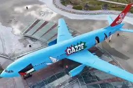 Konya’da uçak grafitisiyle gazze mesajı